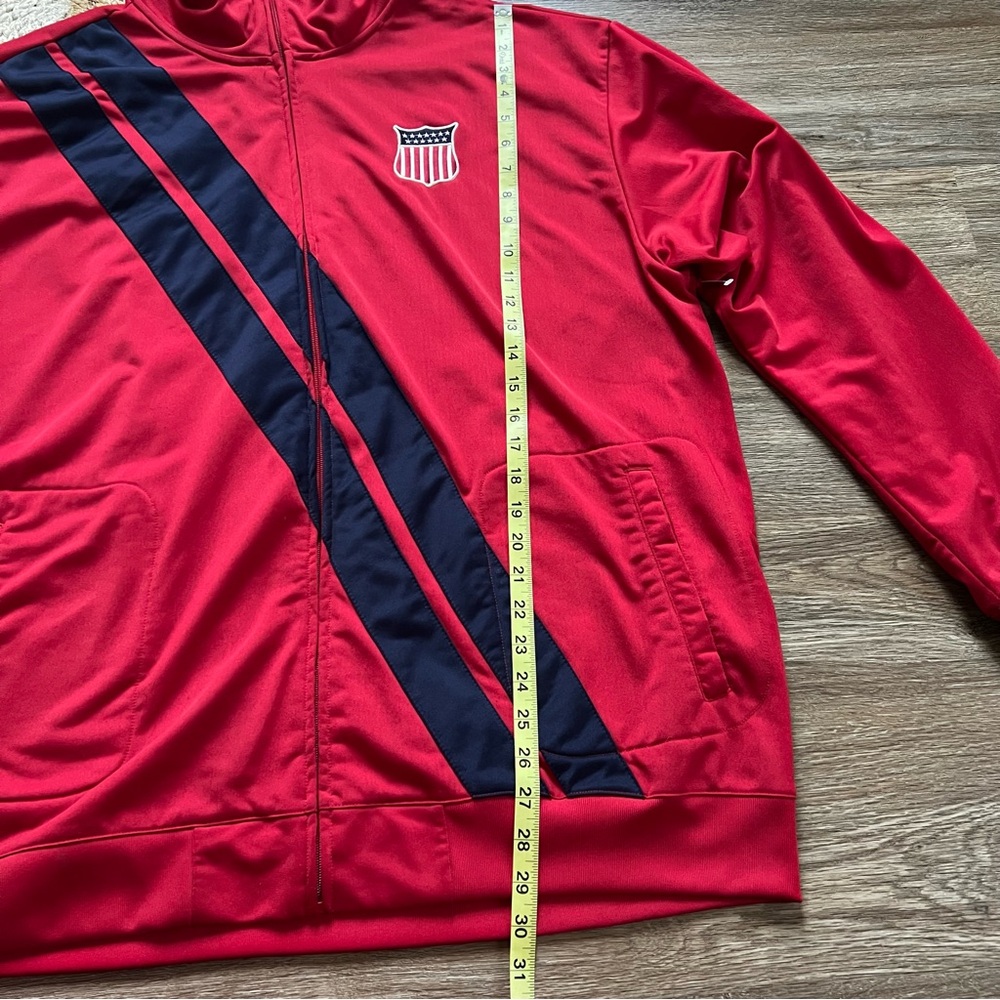 Team Apparel Olympic Committee Usa Track Jacket - image 6
